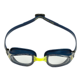 Aqua Sphere Fastlane Clear Lens Goggles Navy Blue - Classic