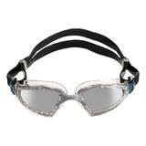 Aqua Sphere Kayenne Pro Titanium Mirror Silver Lens Goggles Clear/Grey