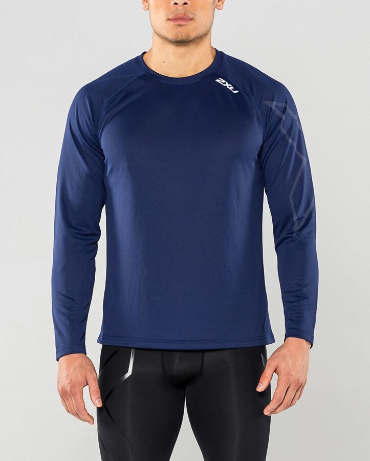 2XU Active Mens Long Sleeve Top Wildfire Sports & Trek