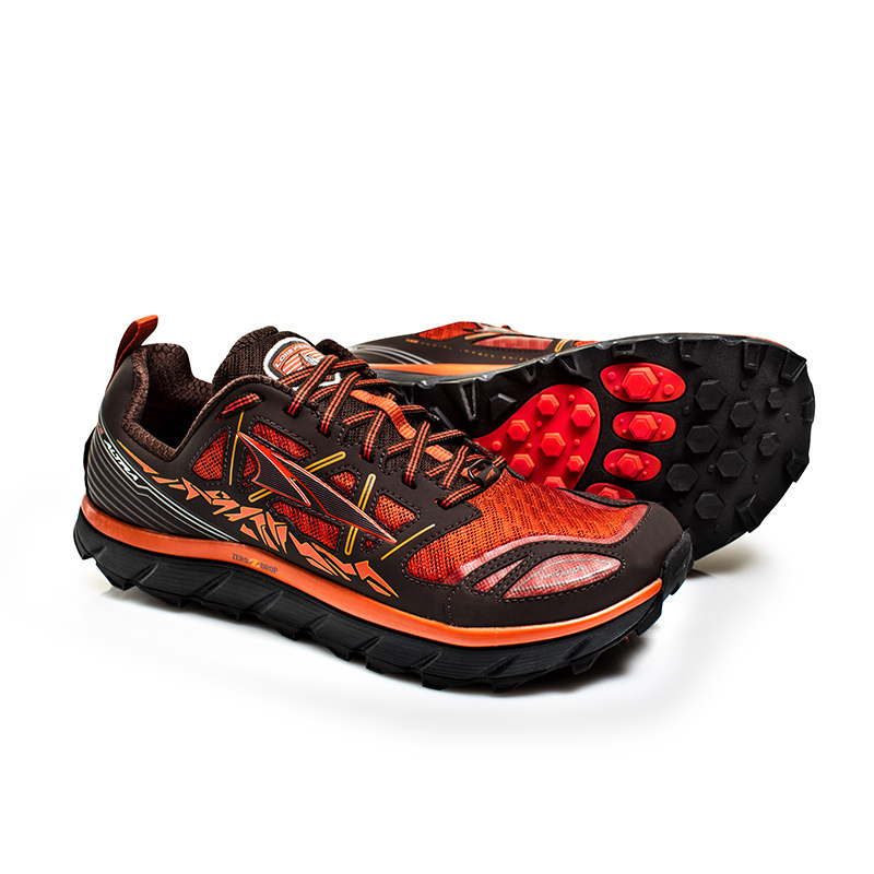 Altra Lone Peak 3.0 Mens Shoes Orange Wildfire Sports &amp; Trek