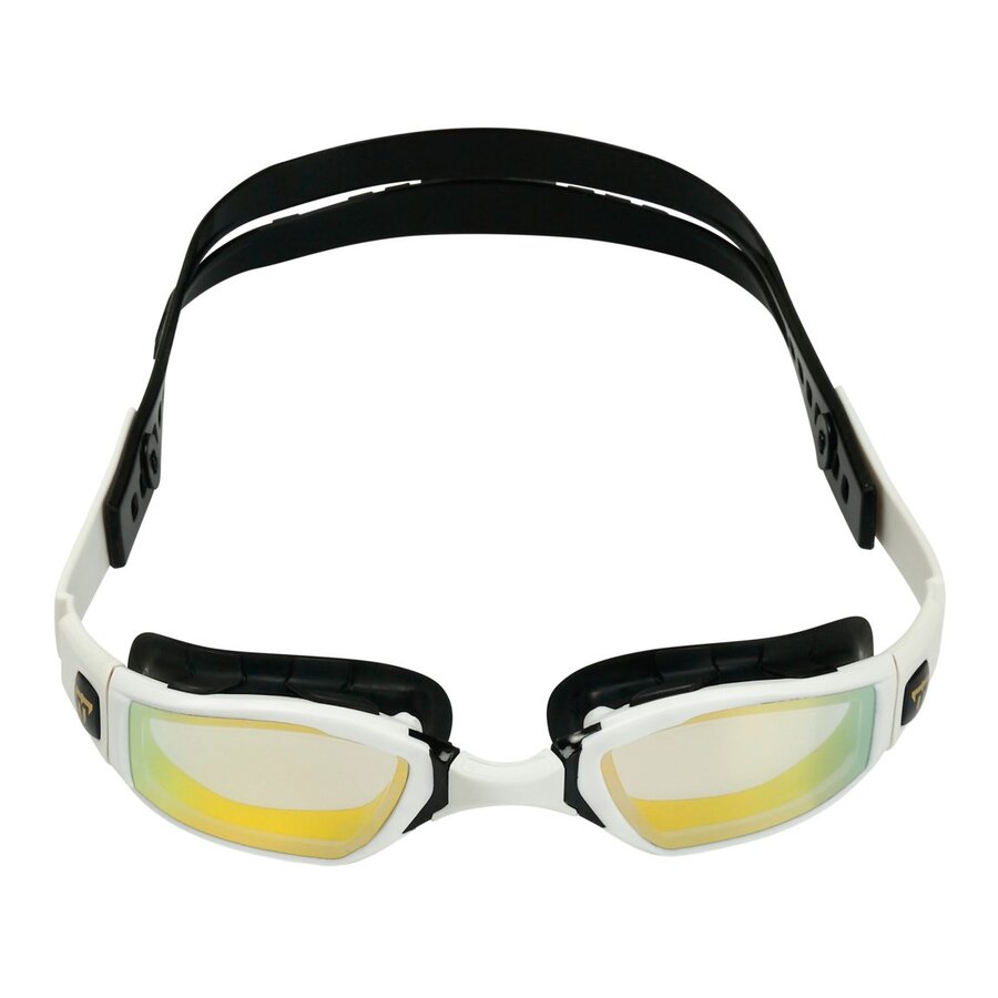 Aqua Sphere Phelps Ninja Titanium Mirrored Lens Unisex Goggles White