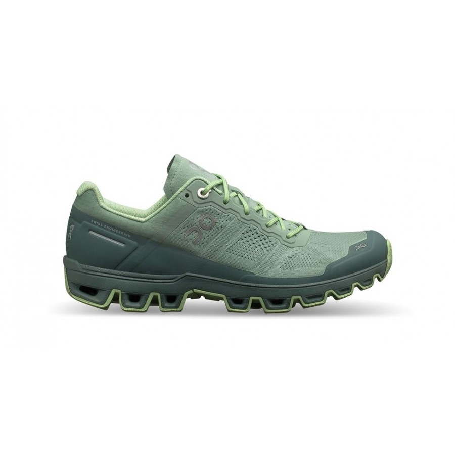 olive green on cloud shoes