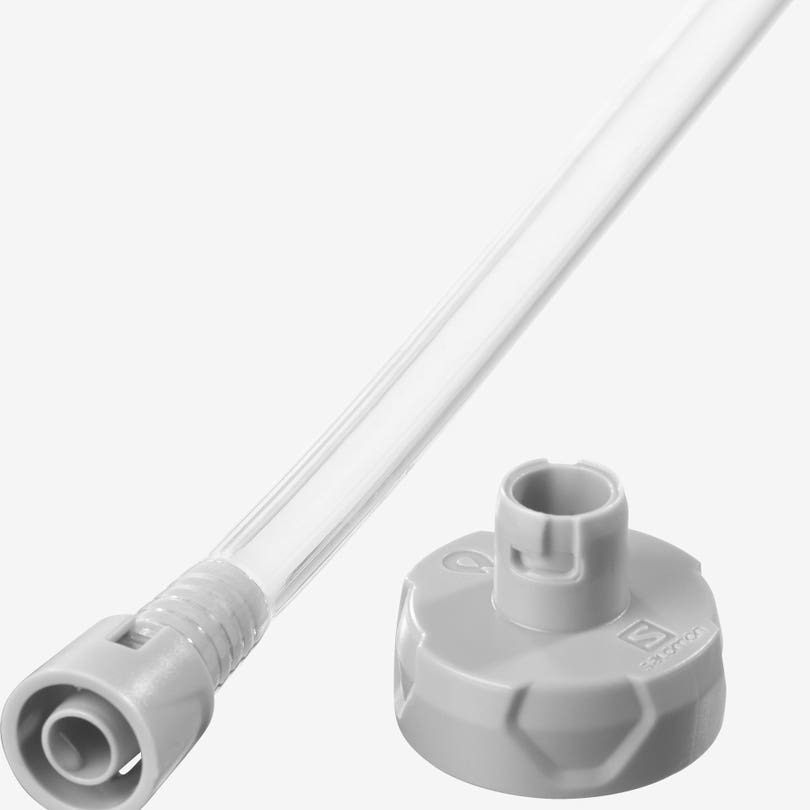 Salomon 28mm Cap 500mL Soft Flask with Straw Wildfire Sports & Trek