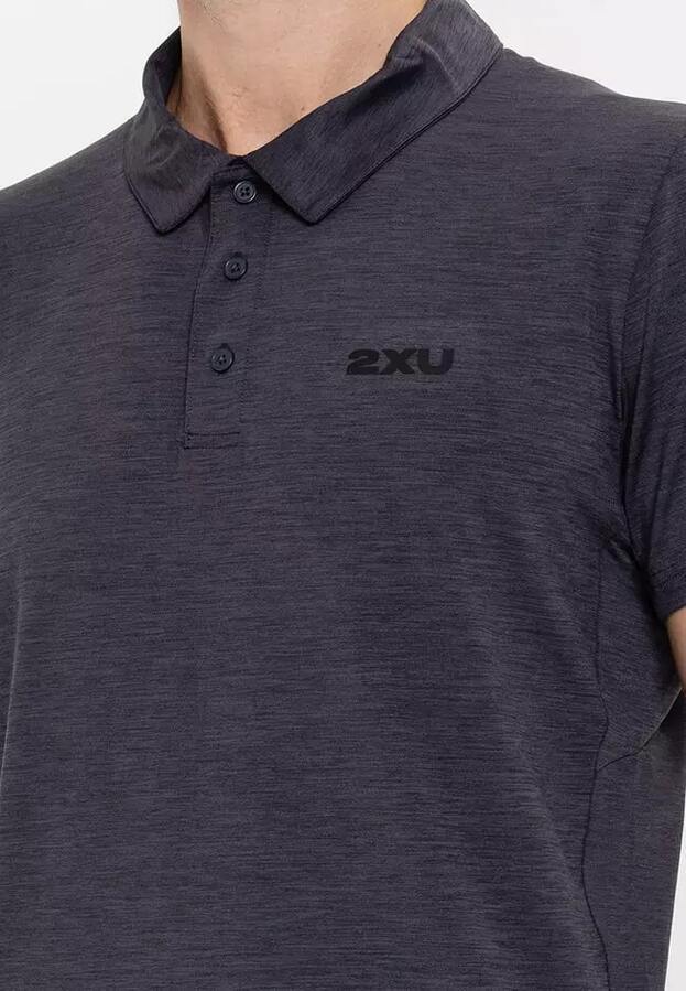 2XU Motion Polo Mens Sleeve Shirt Wildfire Sports & Trek