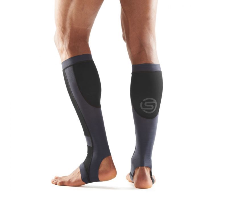 Skins KProprium Unisex Compression Calf Sleeves Black/Carbon