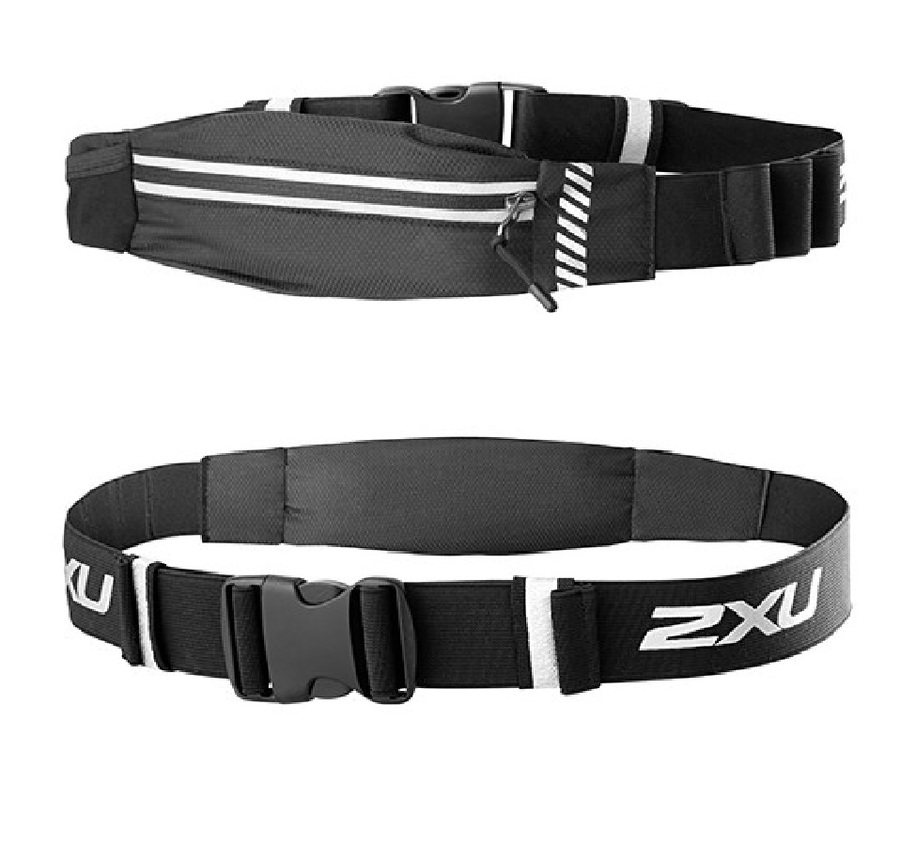 2XU Expandable Belt Black Wildfire Sports & Trek