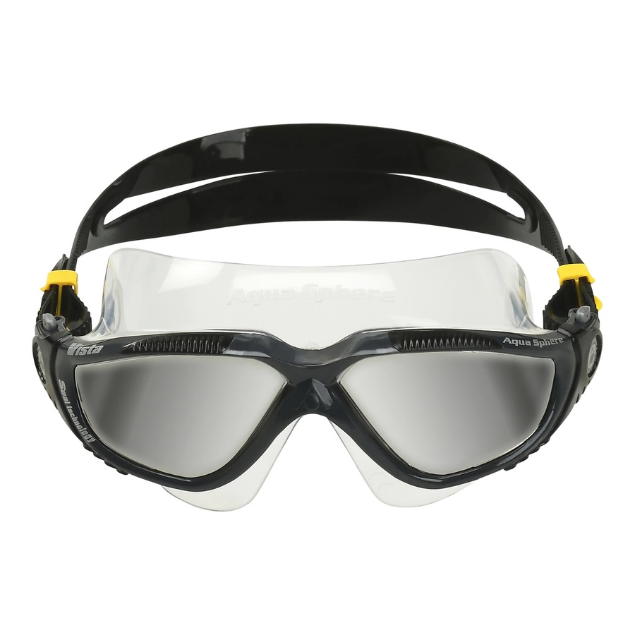 Aqua Sphere Vista Mirrored Silver Lens Goggles Dark Grey/Black