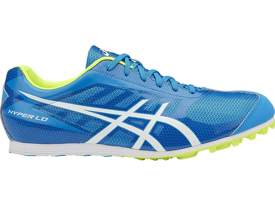 Asics Hyper Long Distance 5 Unisex Shoes Diva Blue/White/Safety Yellow ...