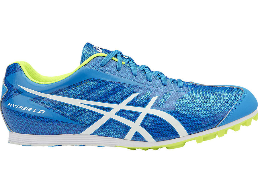 Asics Hyper Long Distance 5 Unisex Shoes Diva Blue/White/Safety Yellow Wildfire Sports & Trek