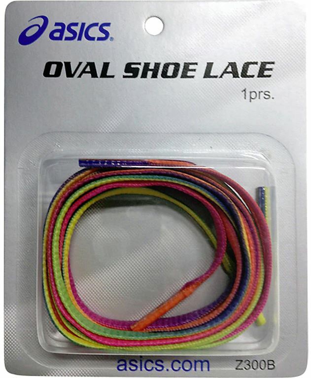 Asics Oval Shoe Laces Rainbow 