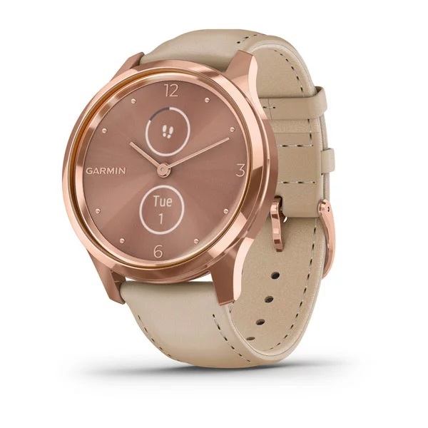 garmin vivomove hr fitness tracker black rose gold
