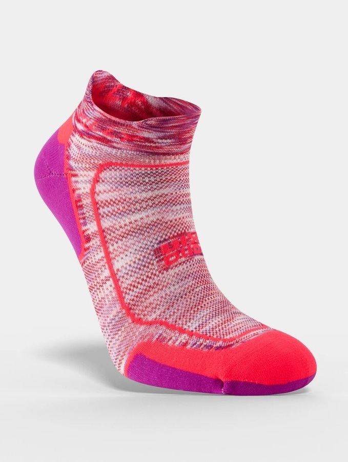 Hilly Lite Anklet Running Ladies Socks Sport Ultra Lightweight Hot Pink 