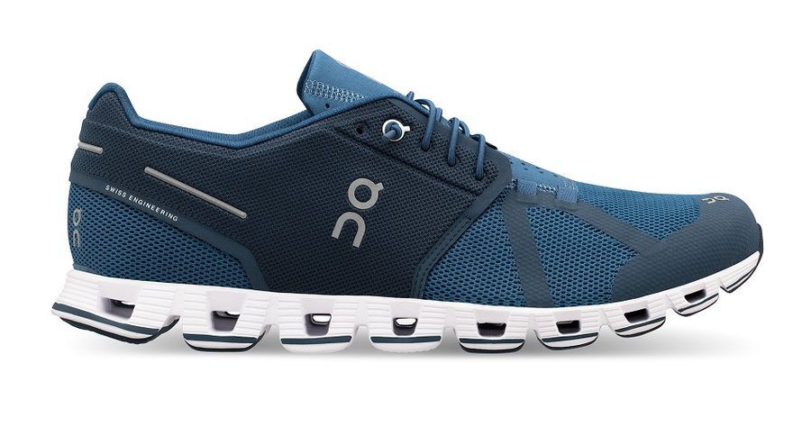 On Cloud Mens Shoes Blue/Denim Wildfire Sports &amp; Trek