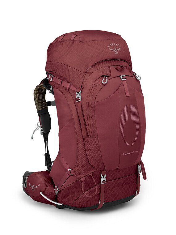 Osprey Aura AG 65 Womens Pack Wildfire Sports Trek