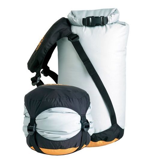 Sea To Summit Compression Dry Sack 15L White/Black/Orange Wildfire Sports & Trek