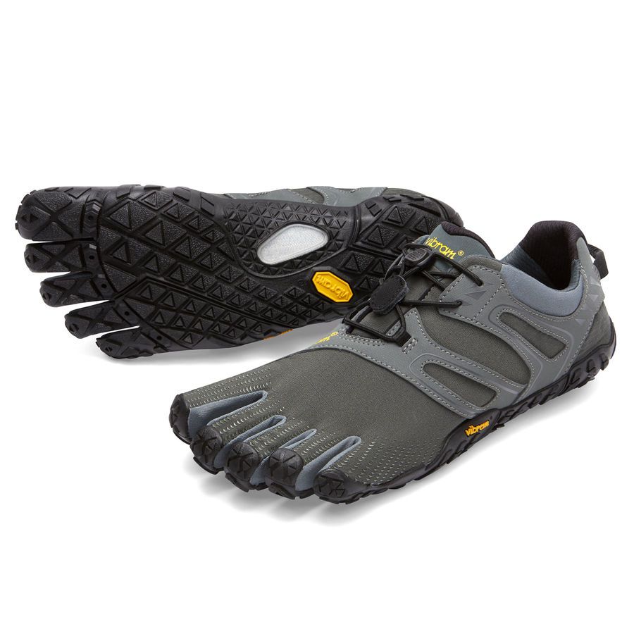 Vibram VTrail Mens Shoes Dark Grey/Sage Wildfire Sports