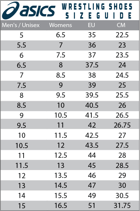 Asics Shoe Size In Cm Chart Asics Size Sale Asics Shoe Size Mens