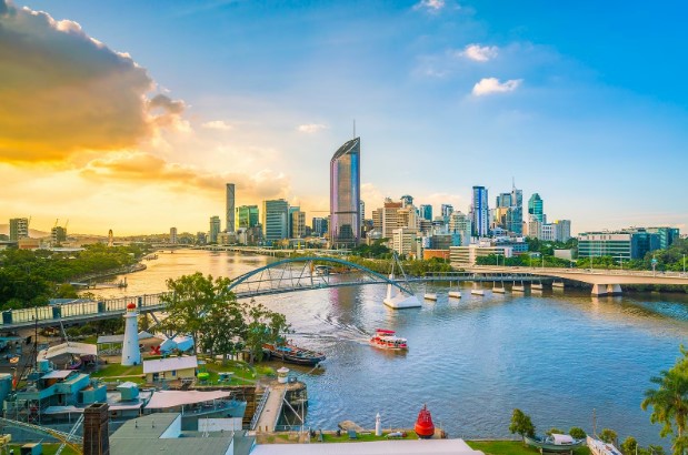 A beautiful day in Brisbane City