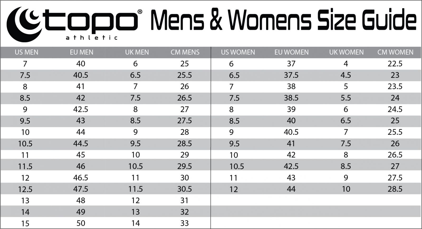 topo shoes clearance