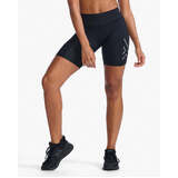 2XU Aero Mid Rise 6 Inch Womens Compression Shorts - Classic