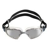 Aqua Sphere Kayenne Pro Titanium Silver Lens Unisex Goggles Transparent/Grey