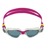 Aqua Sphere Kayenne Compact Smoke Lens Goggles Clear/Raspberry