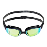 Aqua Sphere Xceed Mirrored Yellow Lens Goggles Black Frame