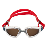 Aqua Sphere Kayenne Pro Polarised Brown Lens Goggles White/Grey