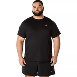 ASICS Silver Mens Short Sleeve Shirt