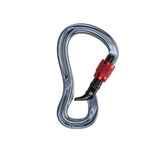 Black Diamond GridLock Screwgate Carabiner Dark Grey/Red