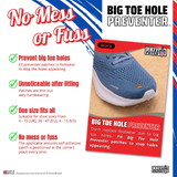 Brit Patch Big Toe Hole Preventer Black