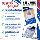 Brit Patch Heel Hole Preventer Black