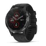 Garmin Fenix 5 Plus HR Sapphire GPS Multisport Watch Black with Black Band