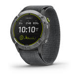 Garmin Enduro Ultra Performance GPS Multisport Watch Steel with Grey UltraFit Nylon Strap