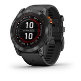 Garmin Fenix 7X Pro Solar GPS Multisport Watch Slate Gray/Black