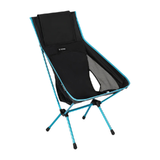 Helinox Chair One Highback Black with Cyan Blue Frame