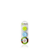 Humangear Gotubb Small Pack of 3 Clear/Green/Blue