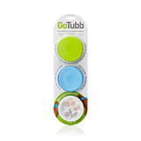 Humangear Gotubb Medium Pack of 3 Clear/Green/Blue