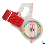 O-Compass Model 8 Left Handed Southern Hemisphere Thumb Compass Rainbow