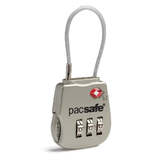 Pacsafe Prosafe 800 TSA Combination Cable Padlock Silver