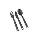 Sea To Summit Camp Cutlery Set of 3 Charcoal
