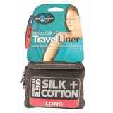 Sea To Summit Silk-Cotton Sleeping Bag Liner Long Navy Blue