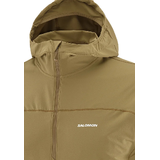 Salomon Sense Aero Hybrid Midlayer Half Zip Mens Jacket With Hoodie