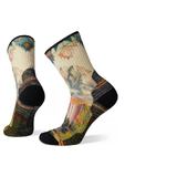 Smartwool Hike Light Cushion Mountain Print Crew Womens Socks