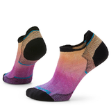 Smartwool Run Zero Cushion Ombre Print Low Ankle Womens Socks