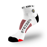 Steigen 1/4 Length Big Foot Run Unisex Socks