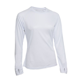 Sub4 Action Womens Long Sleeve Shirt White