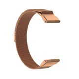 Wildfire Quick Release 20mm Milanese Replacement Watch Band for Garmin Fenix 5S/6S Rose Gold