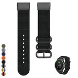 Wildfire Quick Release 22mm NATO Replacement Watch Band for Garmin Fenix 5/6/7