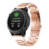 Wildfire Quick Release 20mm Metal Replacement Watch Band for Garmin Fenix 5S/6S